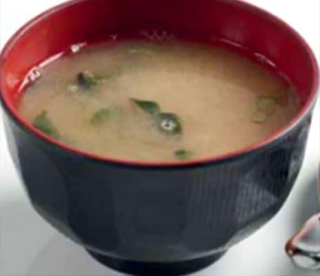 Miso soup with fish